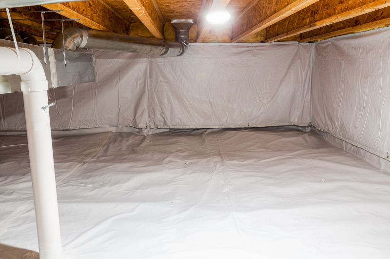 Sealed Vapor Barrier Installation